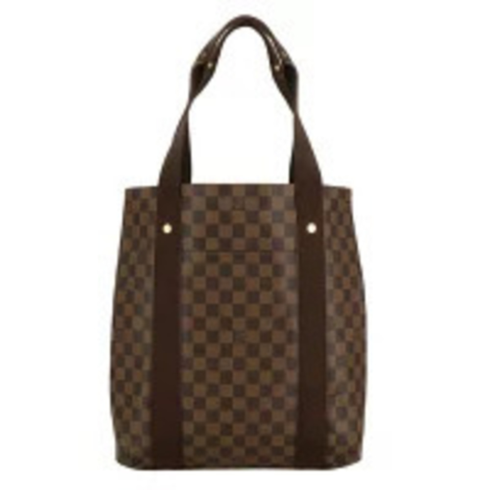 Louis Vuitton Cabas Beaubourg Damier Tote Bag Canvas Leather Ebene Brown